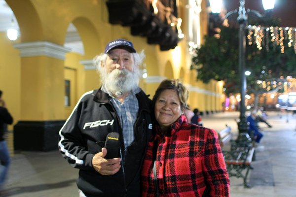 une belle rencontre dans les rues de Lima