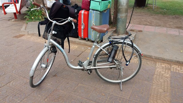 mon vélo pour la journée à Siem Reap - L'autre ailleurs au Cambodge